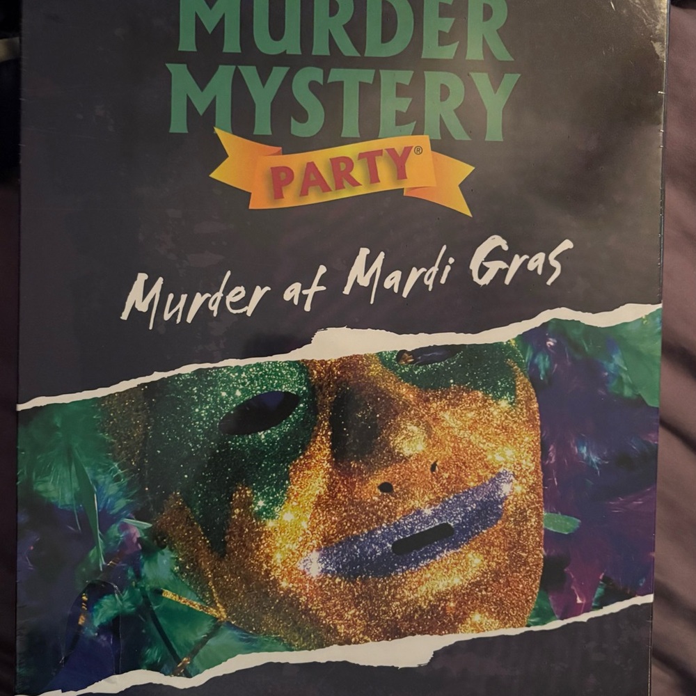 Murder Mystery Party Game - Mardi Gras Theme